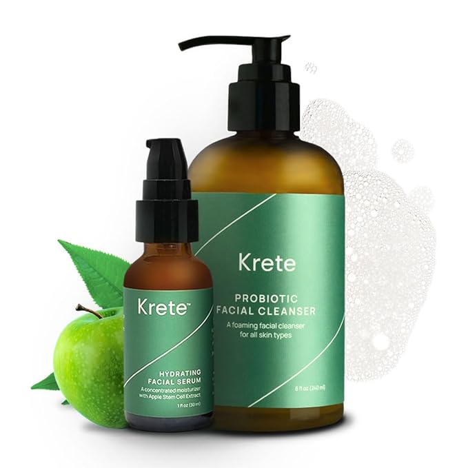 One-Two Punch with Probiotic Facial Cleanser & Facial Serum for Men – Moisturize, Hydrate, and Protect Your Skin in 30 Seconds