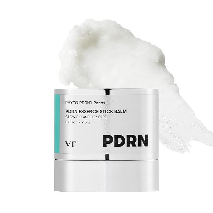 VT COSMETICS PDRN Essence Stick Balm, PDRN Collagen Multi Wrinkle Stick, All-in-One Eye & Neck Treatment, Glow Makeup Base & Face Treatment Balm, Plumping, Fine Lines, Stocking Stuffers (0.33 oz.)