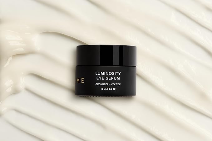 DIME Beauty Luminosity Eye Serum, Eye Cream Treatment With Caffeine for Dark Circles and Puffiness, 0.5 oz / 15 mL