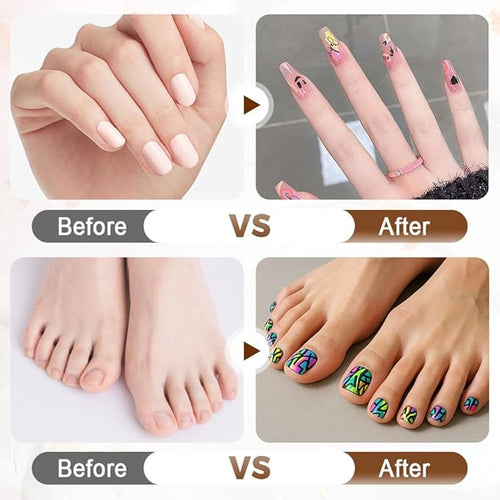 12 Color 3D Nail Art Pens Set, Nail Art Pens for Painting Nails Art Markers for Gel Nails, Nail Art Tools Drawing Painting Point Liner DIY (1 Pc)