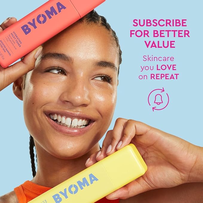 BYOMA De-Puff + Brighten Eye Gel - Lightweight Gel Eye Cream for Dark Circles, Puffiness & Wrinkles - Under Eye Cream With Hyaluronic Acid & Vitamin C - Barrier Repair Skincare - 0.68 fl. oz