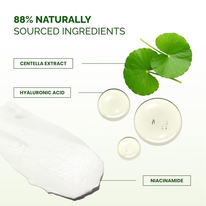PLANTIFIQUE Facial Sheet Mask Chill Cica 5 Pack – Calming & Soothing Face Mask Sheets with Centella & Niacinamide – Korean Skincare for Skin Comfort and Even Texture
