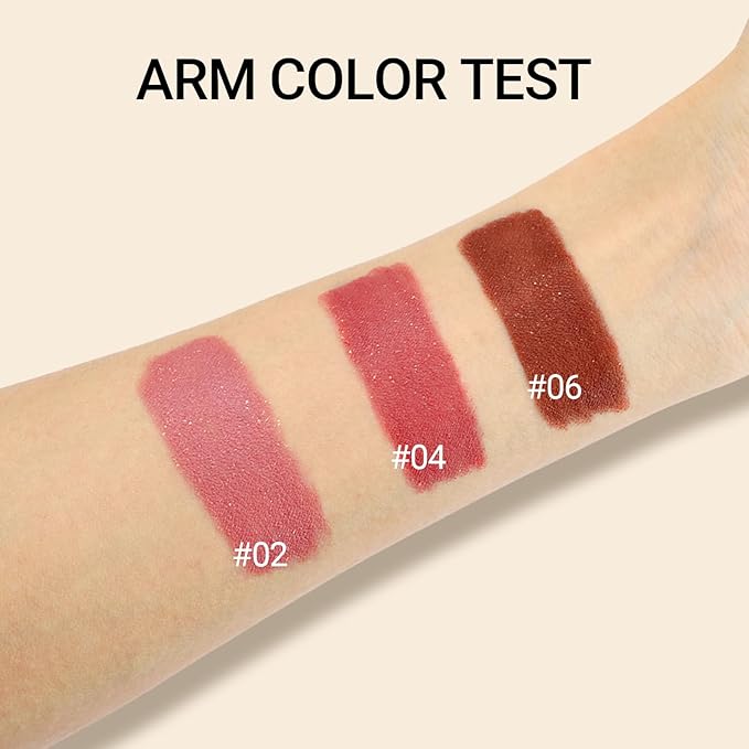 Erinde Matte Shimmer Lipstick Lip Liner Crayon for Women, 24 Hour Lipstick Lip Liner Pencil, Neutral Lipliner Waterproof Long Lasting Smudge Proof, Vegan & Cruelty-Free, C04 Rosewood Red