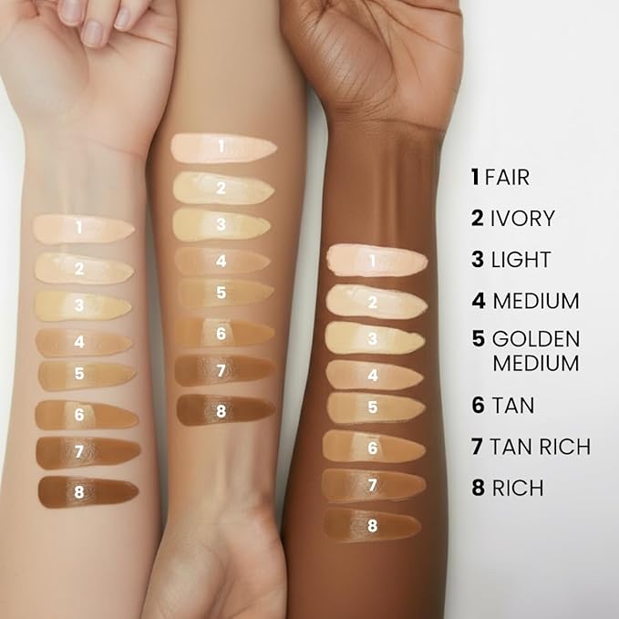 Prime Prometics PrimeSkin CC+ Cream for Mature Women – Liquid-to-Powder Foundation – Blurs Pores & Covers Age Spots – Crease-Free, Hydrating & Soft-Matte Finish for Sensitive Skin (Golden Medium)