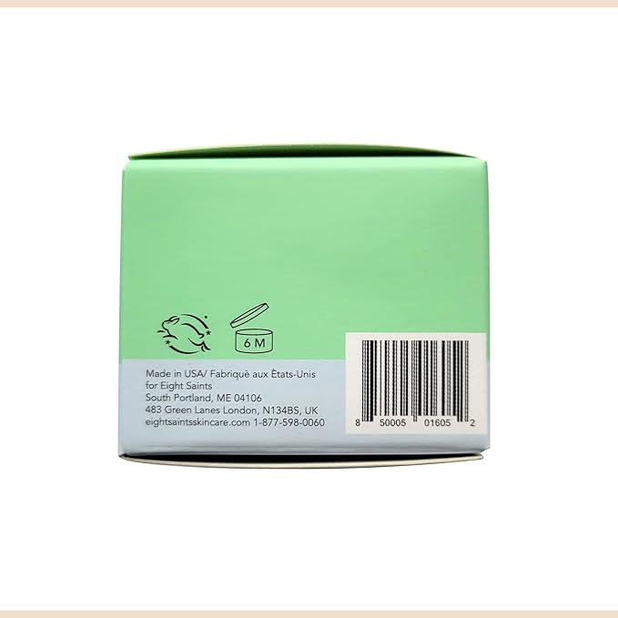 Eight Saints Skin Care All In Eye Cream, Natural and Organic Anti Aging Under Eye Cream to Reduce Puffiness, Wrinkles, and Under Eye Bags, Dark Circles Under Eye Treatment, 0.5 Ounces