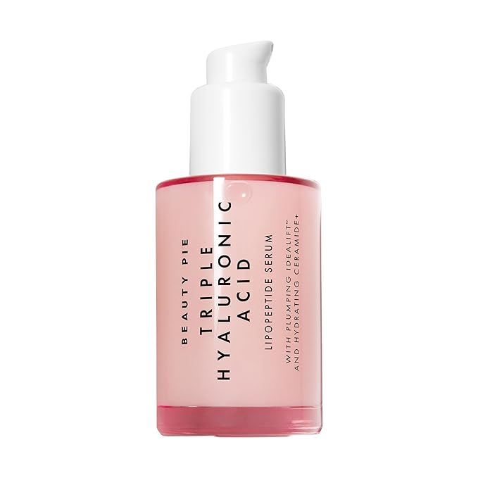Beauty Pie Triple Hyaluronic Acid & Lipopeptide Serum 50ml – Deep Hydration, Plumping & Smoothing Face Serum – Anti-Wrinkle, Fine Line Care – Lightweight, Fragrance-Free Formula