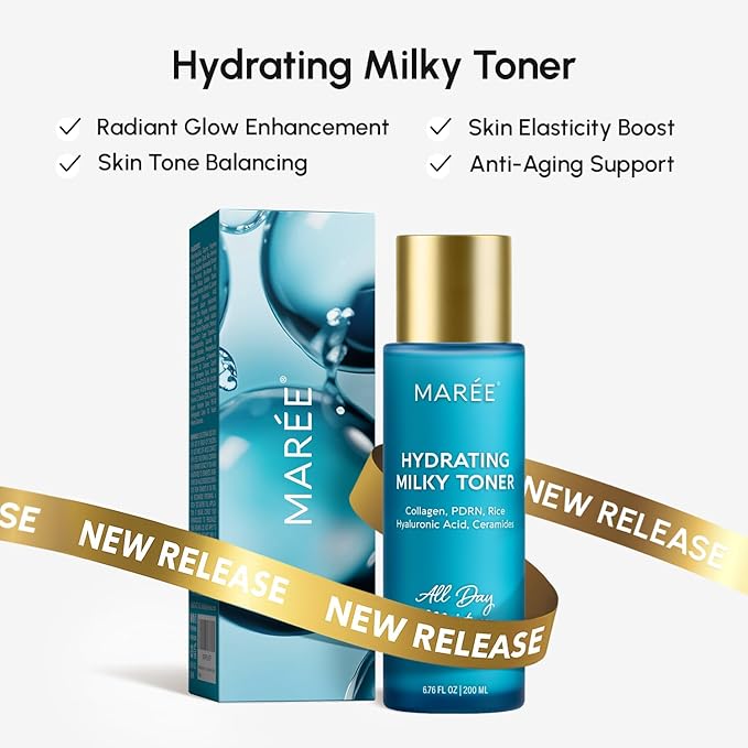 MAREE Glycolic Toner Pads – 200 Toner Pads for Face Cleansing – Facial Exfoliating Pad with Tea Tree Oil, Salicylic Acid & Vitamins E, B3, B5 – Acne Clearing, Skin Pore Resurfacing & Radiance Device