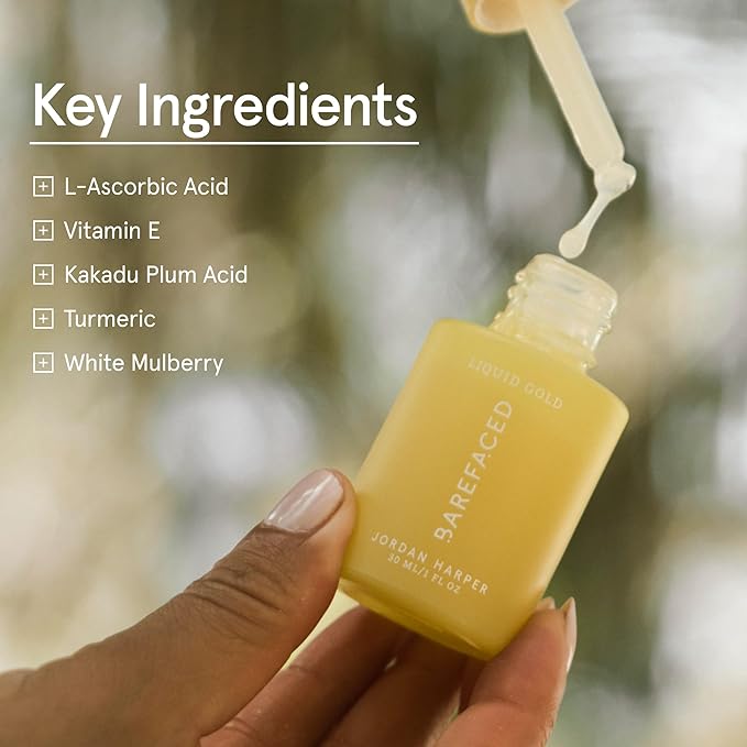 Barefaced Core Four (Retinoid Alternative) - Original Toning Pads, Liquid Gold, Overachiever, Sheer SPF
