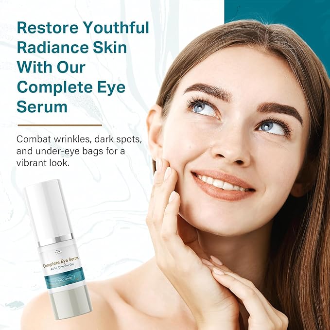 Sun Coast Sciences - Complete Eye Serum by Dr. Mark Rosenberg for Wrinkle Reduction, Dark Spot Fading, and Under-Eye Bags Treatment (Pack of 3)
