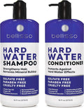 Hard Water Shampoo and Conditioner Set - Sulfate Free Hair Care Products for Women and Men - Moisturizing Treatment with Chelating Properties for a Deep Clean - Remover for Cleansing Mineral Build Up