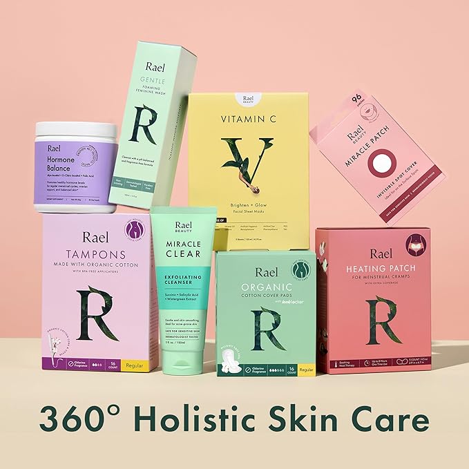 Rael Pimple Patches, Miracle Invisible Spot Cover - Hydrocolloid Acne Pimple Patch, Absorbs Zits & Blemish, Korean Skin Care, 2 Sizes (96 Count)