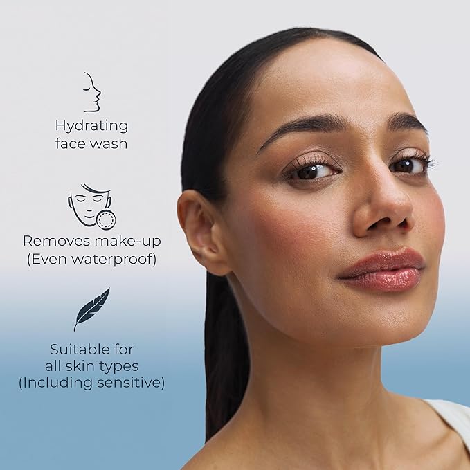 Eucerin Face Gentle Cleansing Hydrating Micellar Water with Hyaluronic Acid, Face Cleanser and Makeup Remover, Fragrance Free and Non-Drying for All Skin Types, 13.5 Fl Oz Bottle
