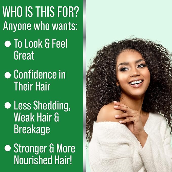 Jamaican Black Castor Oil for Hair Growth. Strengthens & Hydrates Thinning, Dry Hair for a Healthier-Looking Scalp. For Women & Men – Vegan & Unscented 1oz Serum