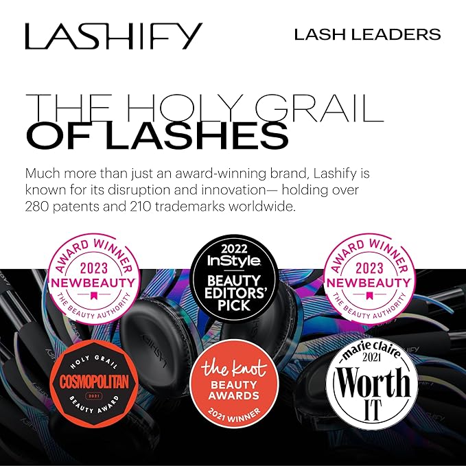 Lashify Curl 10mm Gossamer Eyelash Extensions Refill, Ginger Color, DIY False Lashes for a Natural Look
