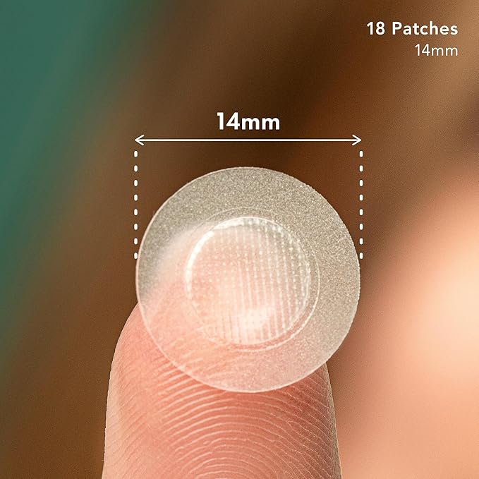 Rael Pimple Patches, Miracle Microcrystal Spot Cover - Hydrocolloid Acne Pimple Patch with Tea Tree Oil, Early Stage Zits and Blemish, Korean Skin Care (18 Count)
